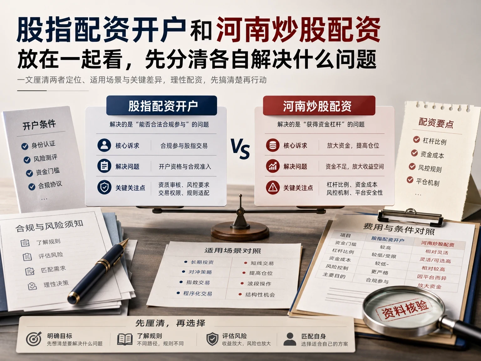 股指配资开户和河南炒股配资放在一起看,先分清各自解决什么问题缩略图