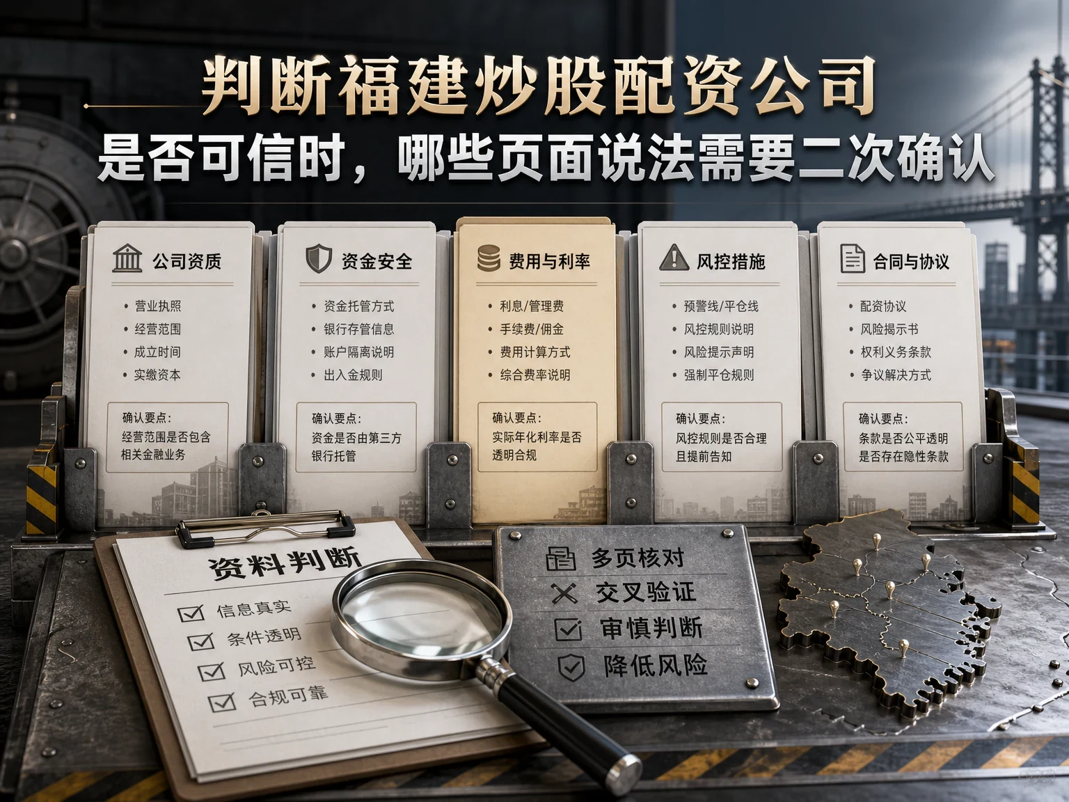 判断福建炒股配资公司是否可信时，哪些页面说法需要二次确认 插图