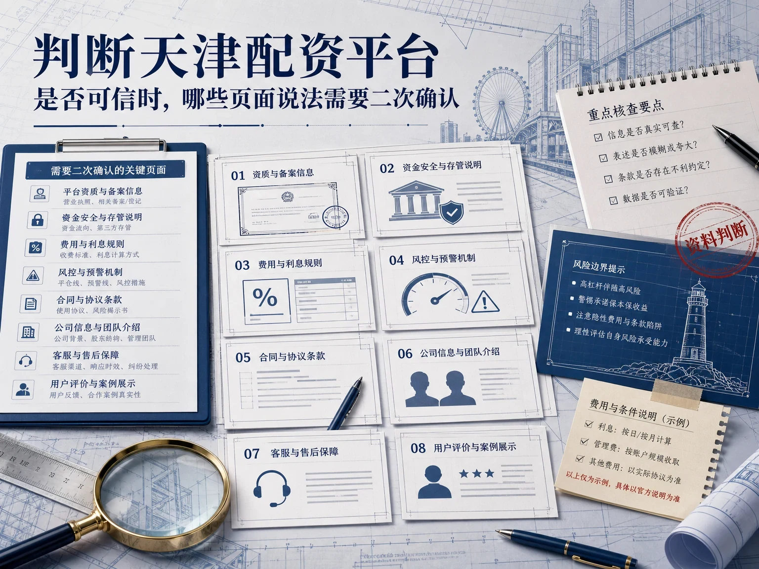 判断天津配资平台是否可信时,哪些页面说法需要二次确认缩略图
