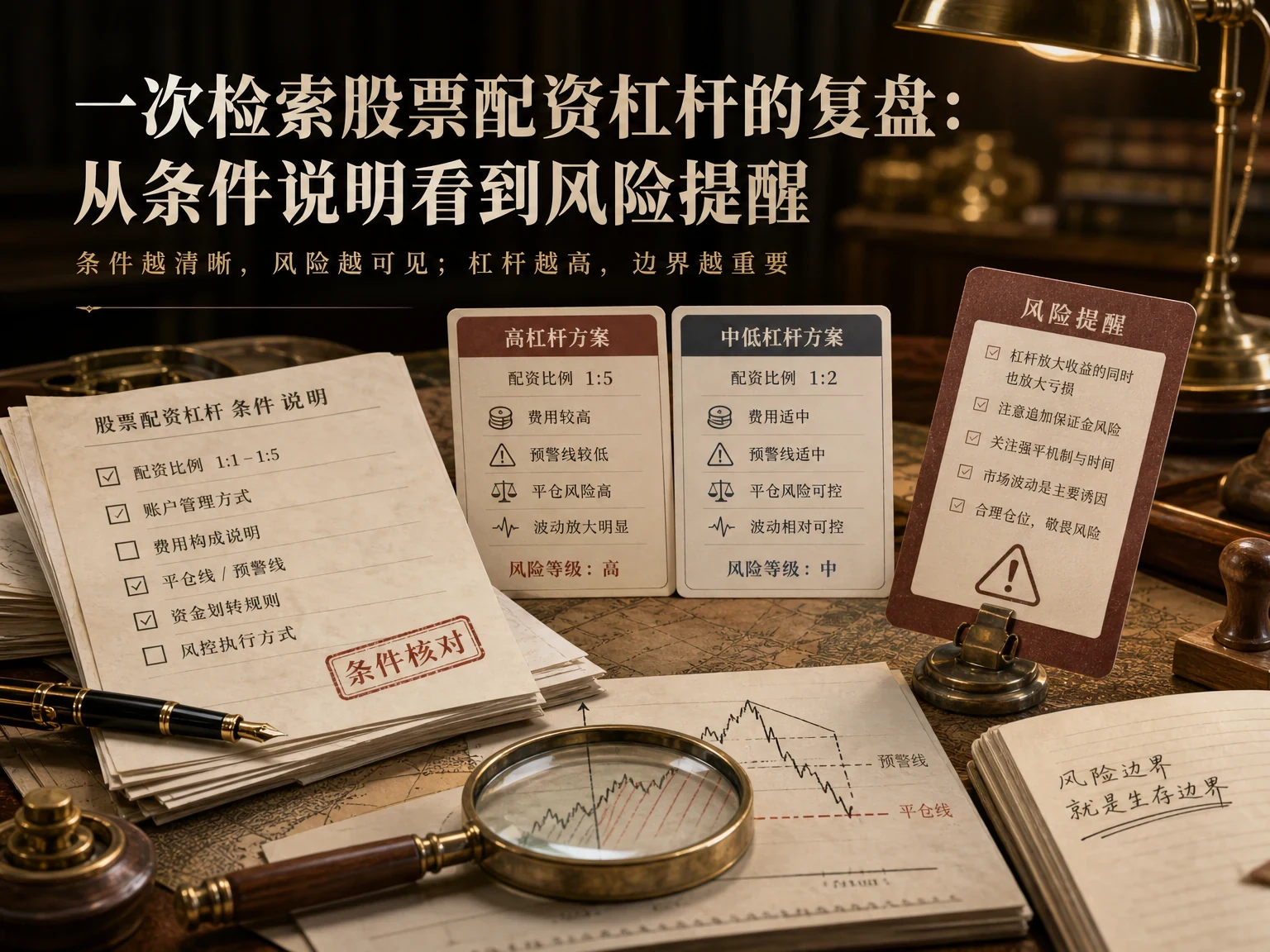 一次检索股票配资杠杆的复盘：从条件说明看到风险提醒 插图